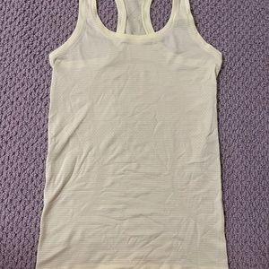 Lululemon electric lemon  racer back tank top